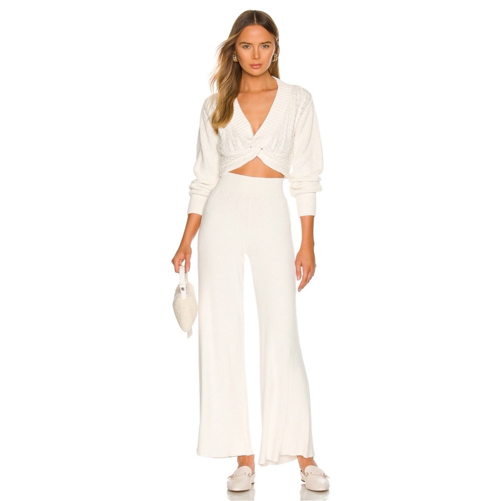 Free People Emilie Sweater in White Whisper NWT Small